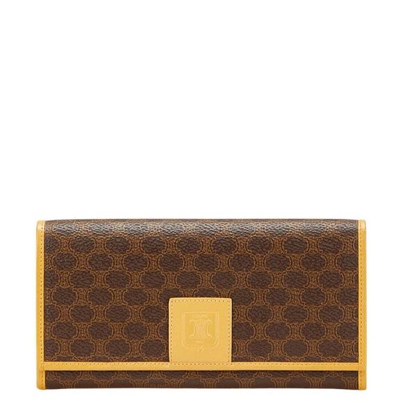 Pre Loved celine Women metallic | bronze Wallets - Picture 1 of 8